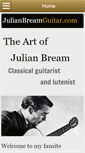 Mobile Screenshot of julianbreamguitar.com